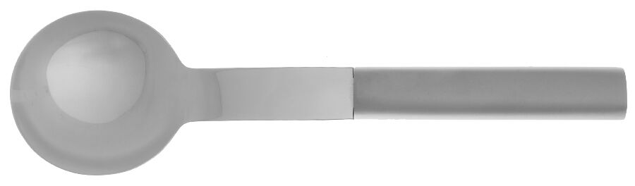 Oval Steel Satin (Stainless) Solid Serving Spoon by Boda Nova-1