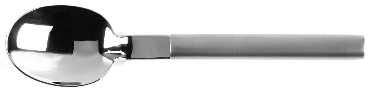 Oval Steel Satin (Stainless) Place/Oval Soup Spoon by Boda Nova-1