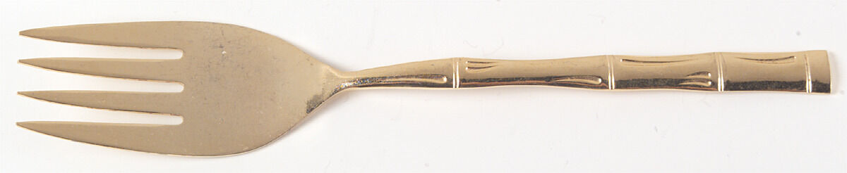 BAG16 Medium Solid Cold Meat Serving Fork by Barclay Geneve-1
