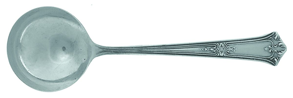 BMS13 (Sterling) Round Bowl Soup Spoon (Bouillon) by Baker Manchester-1
