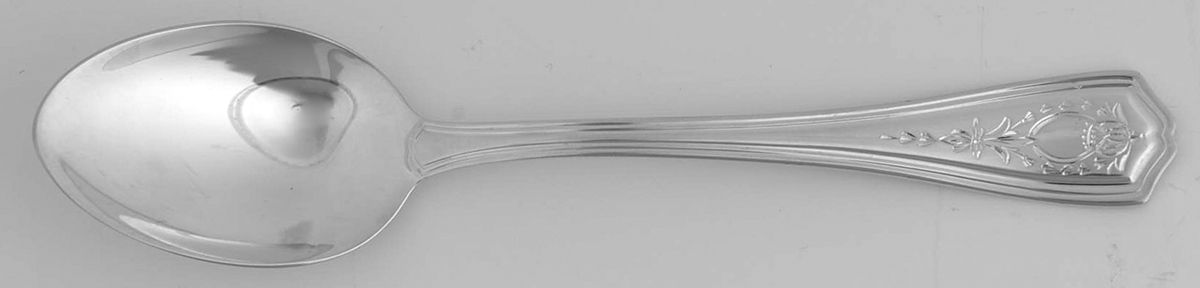 Georgian-Engraved (No Monograms) Teaspoon by Birks Silver-1