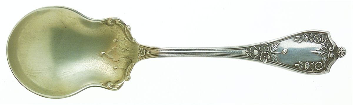 BMS17 (STERLING) Sugar Spoon by Baker Manchester-1
