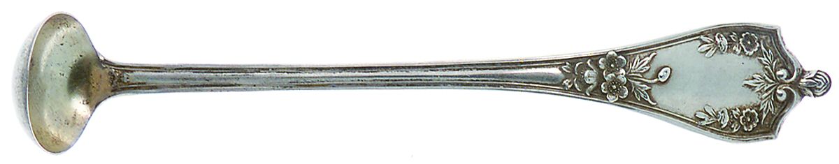 BMS17 (STERLING) Mustard Spoon by Baker Manchester-1