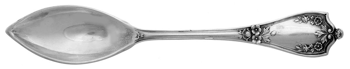 BMS17 (STERLING) Fruit/Orange Spoon by Baker Manchester-1