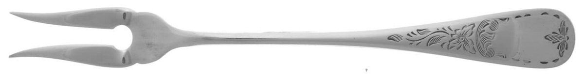 Queen Mary (Silverplate) Short Handle Pickle/Olive Fork by Birks Silver-1