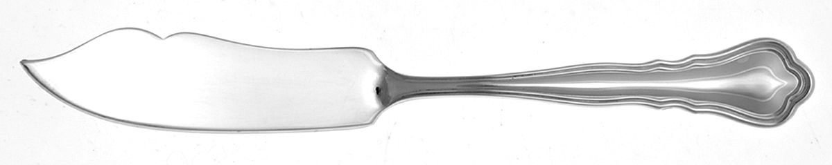 Chippendale (Silverplate) Flat Handle Master Butter Knife by Birks Silver-1