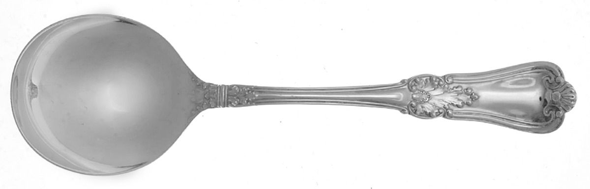 Richmond (Silverplate, 1997) Round Bowl Soup Spoon (Gumbo) by Birks Silver-1