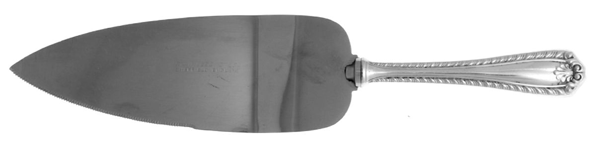 Cascade (Silverplate) Pie & Cake Server with Stainless Blade by Birks Silver-1