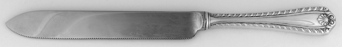 Cascade (Silverplate) Cake Knife with Stainless Blade by Birks Silver-1