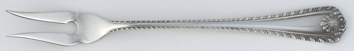 Cascade (Silverplate) Short Handle Pickle/Olive Fork by Birks Silver-1