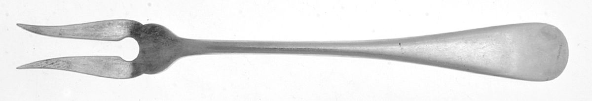 Old English (Silverplate, 1997) Short Handle Pickle/Olive Fork by Birks Silver-1