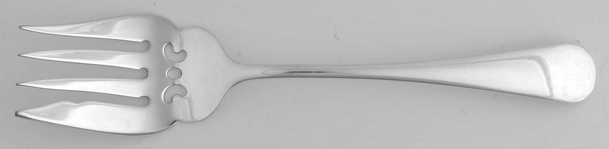 Old English (Silverplate, 1997) Small Solid Cold Meat Serving Fork by Birks Silver-1