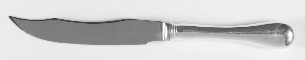 Old English (Silverplate, 1997) Individual Steak Knife Hollow Handle by Birks Silver-1