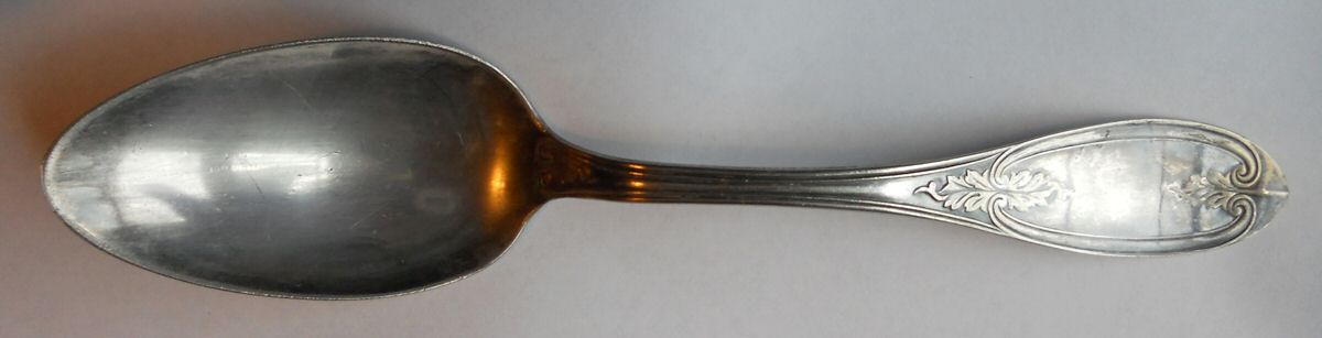 Olive (Silverplate) Place/Oval Soup Spoon by Luther Boardman & Son-1