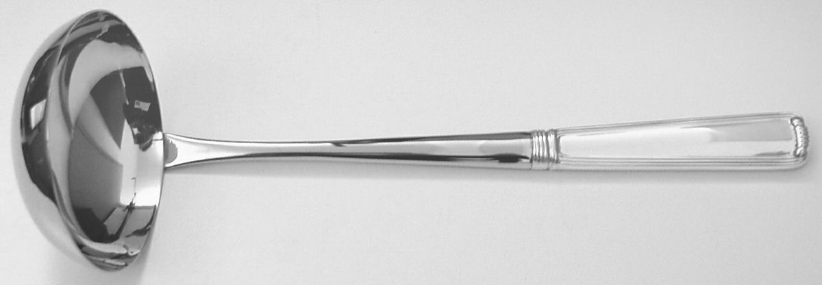 Marie Louise (Sterling, 1939, No Monograms) Soup Ladle with Stainless Bowl by R. Blackinton & Co-1