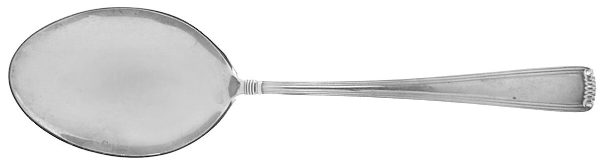 Marie Louise (Sterling, 1939, No Monograms) Large Solid Berry/Casserole Spoon by R. Blackinton & Co-1