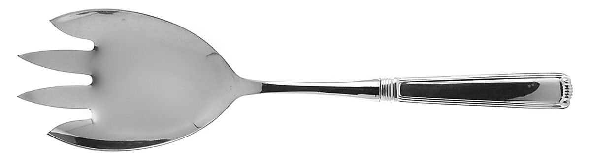 Marie Louise (Sterling, 1939, No Monograms) Salad Serving Fork with Stainless Prongs by R. Blackinton & Co-1