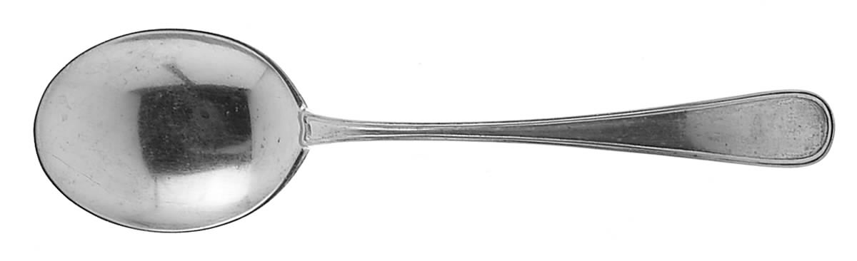 Colonial Thread (Sterling) Round Bowl Soup Spoon (Gumbo) by R. Blackinton & Co-1