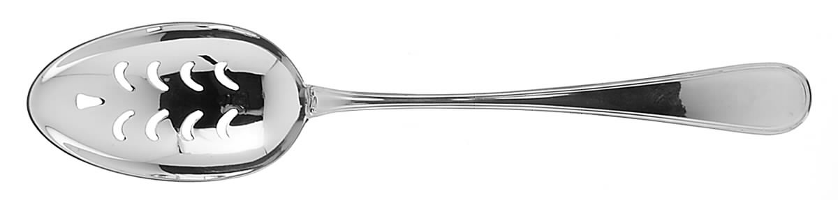 Colonial Thread (Sterling) Pierced Tablespoon (Serving Spoon) by R. Blackinton & Co-1
