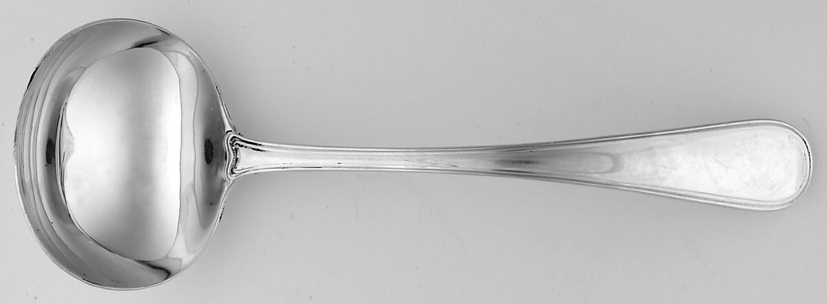 Colonial Thread (Sterling) Solid Gravy Ladle by R. Blackinton & Co-1