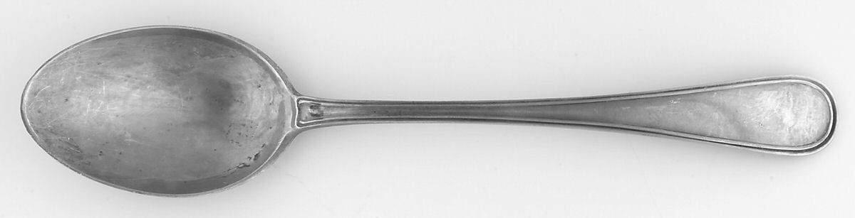 Colonial Thread (Sterling) Dessert/Oval Soup Spoon by R. Blackinton & Co-1