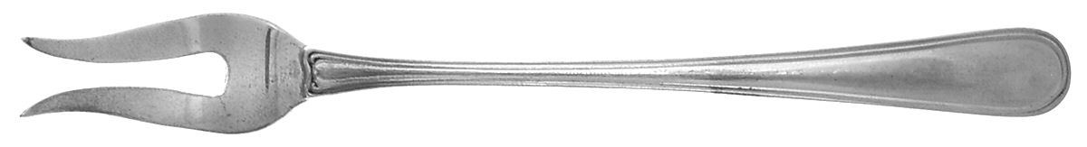 Colonial Thread (Sterling) Short Handle Pickle/Olive Fork by R. Blackinton & Co-1