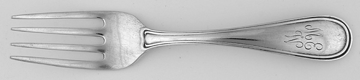 Colonial Thread (Sterling) Baby Fork by R. Blackinton & Co-1