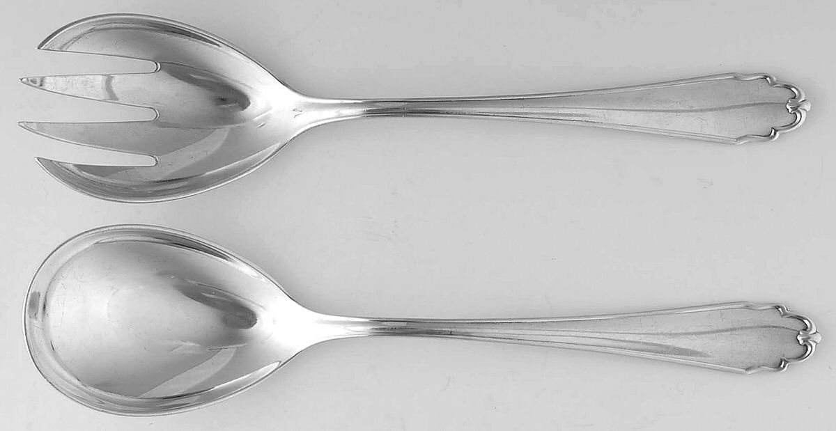 Liselotte (Silverplate) Small Solid Serving Set by Bruckmann & Sohne-1