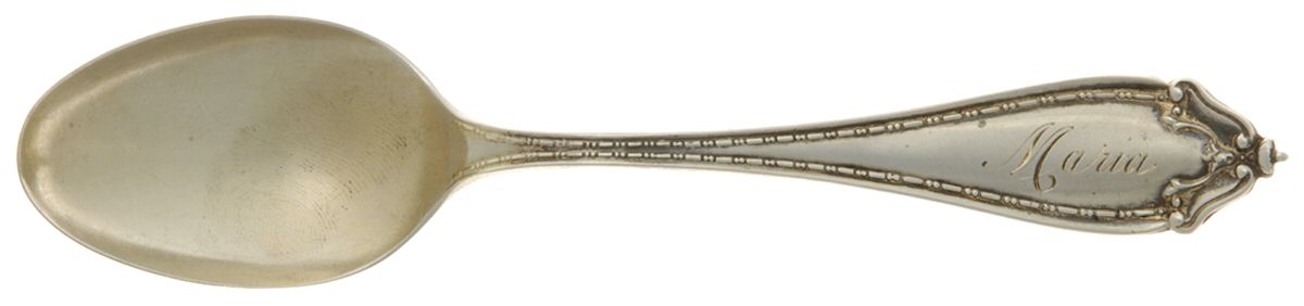 BMS24 (Sterling) Five O'Clock Spoon by Baker Manchester-1
