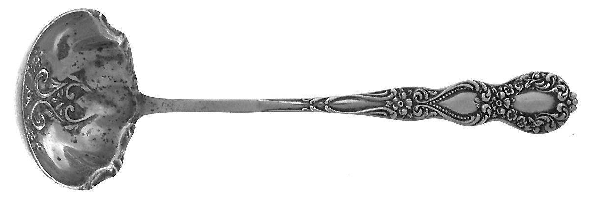 BMS25 (Sterling) Solid Piece Cream Ladle by Baker Manchester-1
