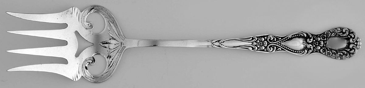 BMS25 (Sterling) Large Brightcut Chipped Beef Fork by Baker Manchester-1