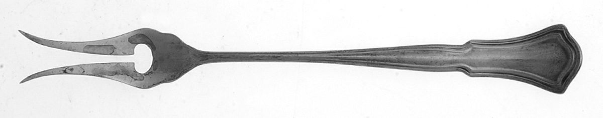 Alden (Sterling, 1900-1909) Short Handle Pickle/Olive Fork by R. Blackinton & Co-1