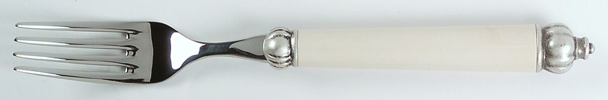 Medieval-Marbleized Ivory (Stainless) Individual Salad Fork by Bugatti-1