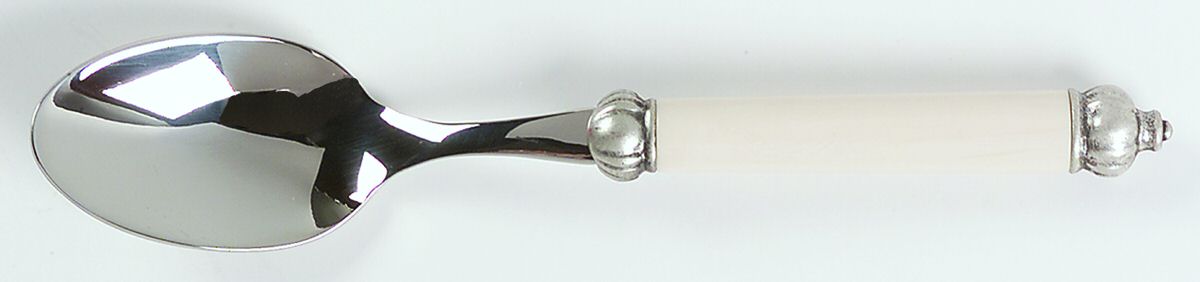 Medieval-Marbleized Ivory (Stainless) Teaspoon by Bugatti-1