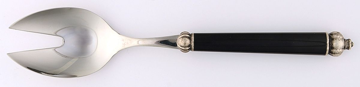 Medieval-Black (Stainless) Solid Salad Serving Fork by Bugatti-1