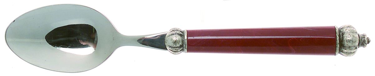 Medieval-Marbleized Bordeaux (Stainless) Place/Oval Soup Spoon by Bugatti-1