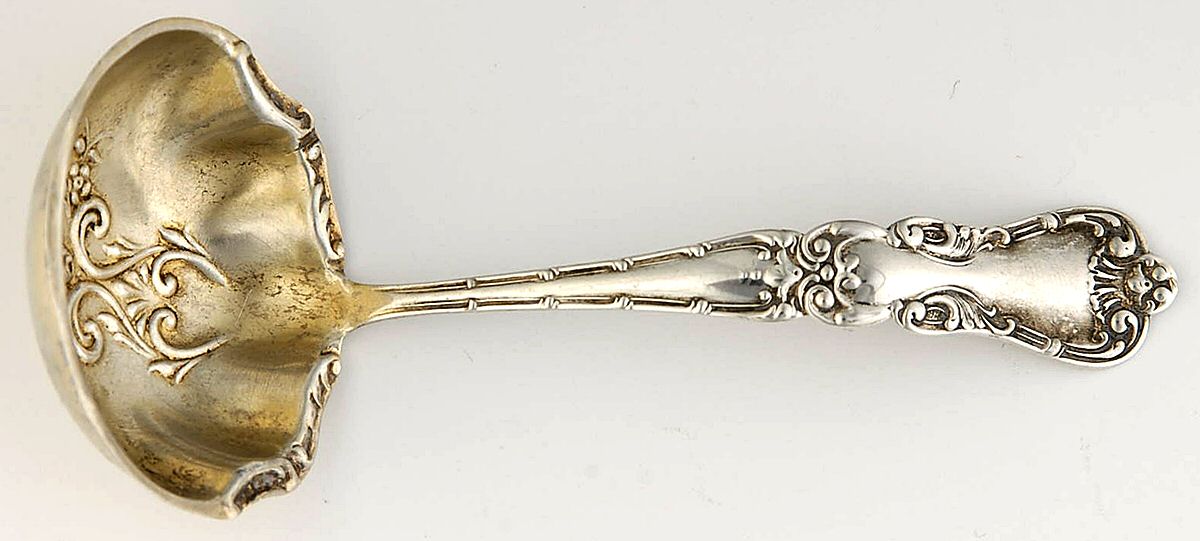 BMS26 (STERLING) Ladle-Cream/Solid Piece-Small by Baker Manchester-1
