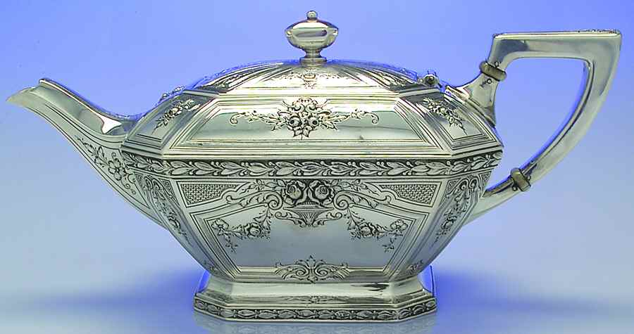 041 (Sterling, Hollowware) Teapot by Black Starr & Frost-1