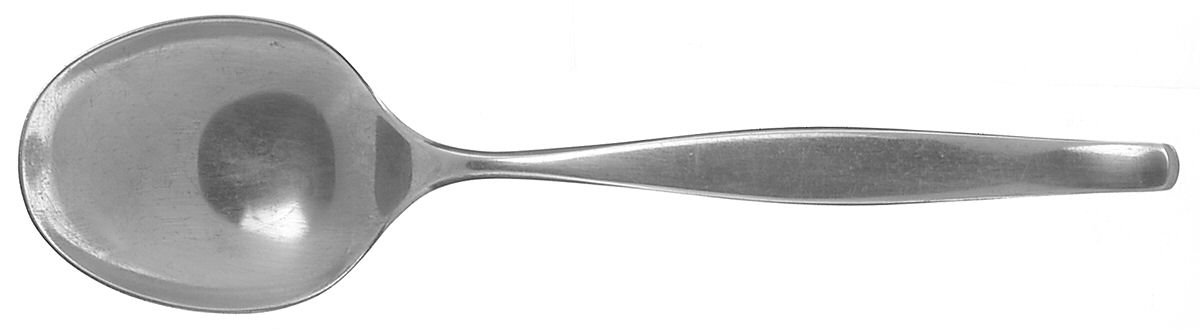 BMN7 (Silverplate) Solid Smooth Casserole Spoon by Bruckmann & Sohne-1