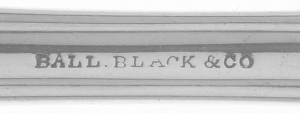 Coin Silver Flatware Tablespoon (Serving Spoon) Large by Ball Black & Co-3