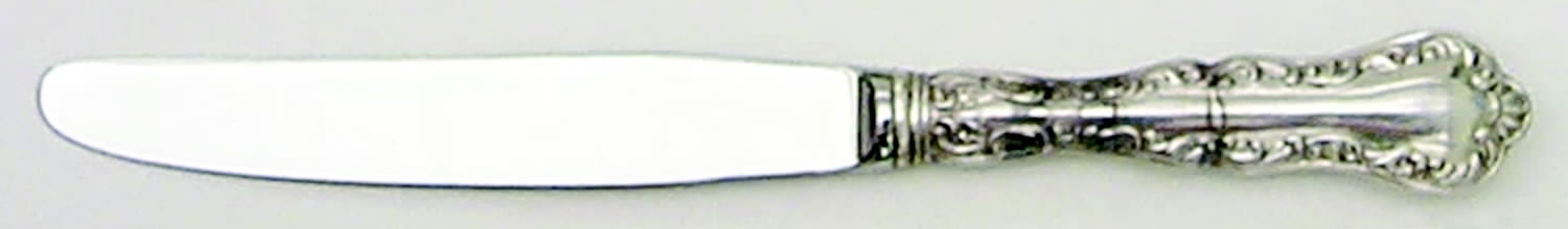 Louis XV (Sterling, 1914, Monograms) Modern Hollow Knife by Birks Silver-1