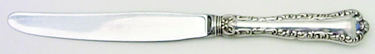 Louis XV (Sterling, 1914, Monograms) Modern Hollow Knife by Birks Silver-1