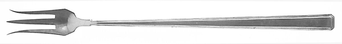 Compton Thread (Sterling, 1950) Long Handle Pickle/Olive Fork by R. Blackinton & Co-1