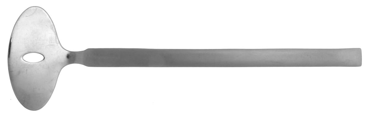 Zenit (Stainless, Matte) Solid Salad Serving Fork by Boda Nova-1