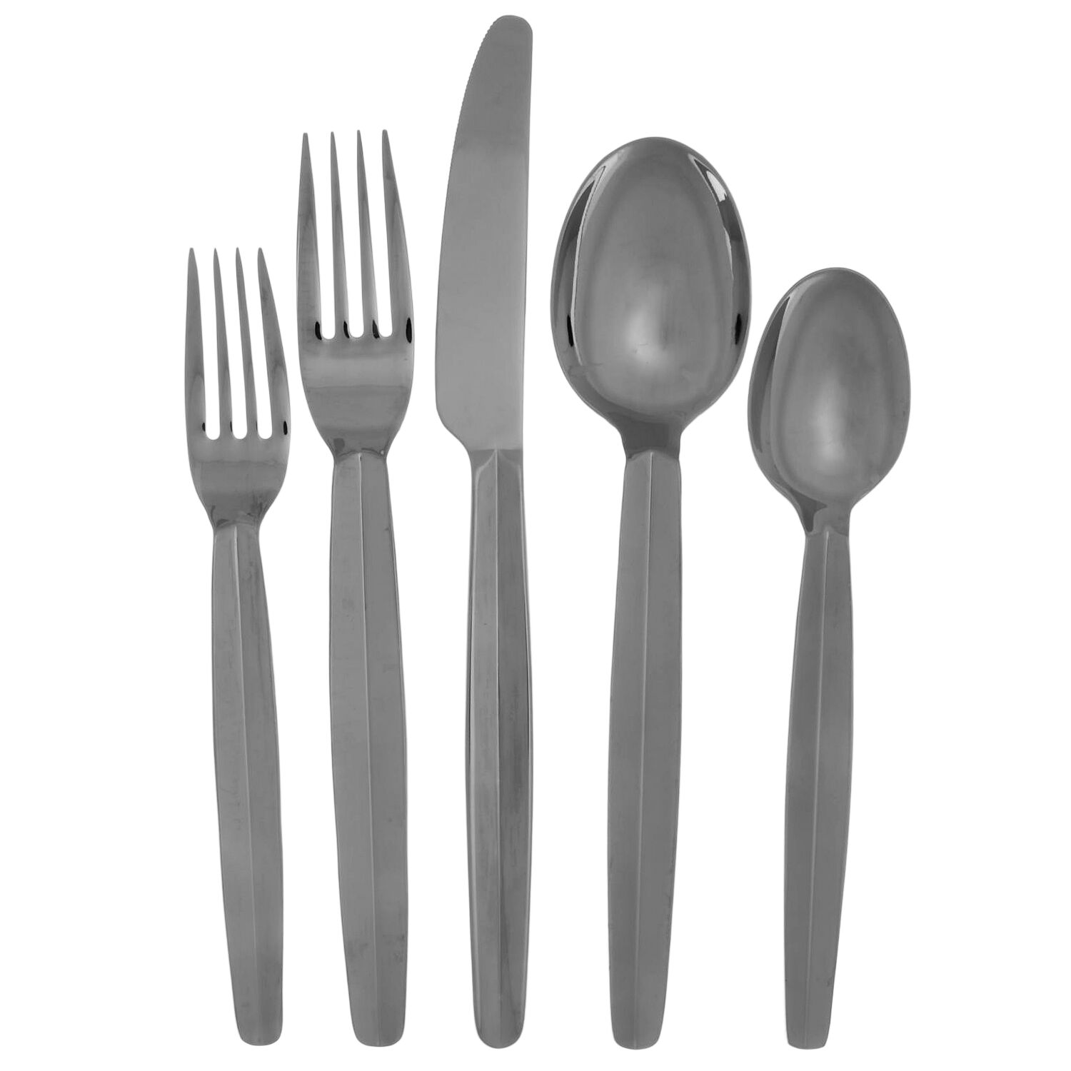 Axil (Stainless) 40  Piece Estate Set by Boda Nova-1