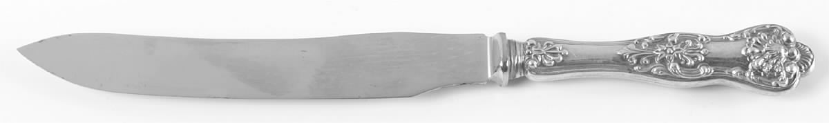Queens (Sterling) Small Steak Carving Knife with Stainless Blade by Birks Silver-1