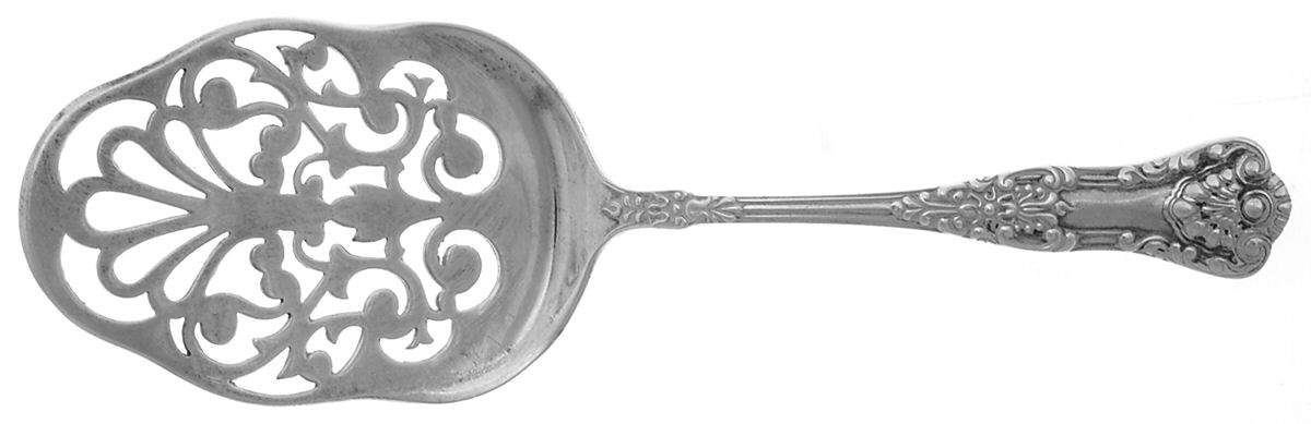 Queens (Sterling) Tomato Server, Solid Piece by Birks Silver-1