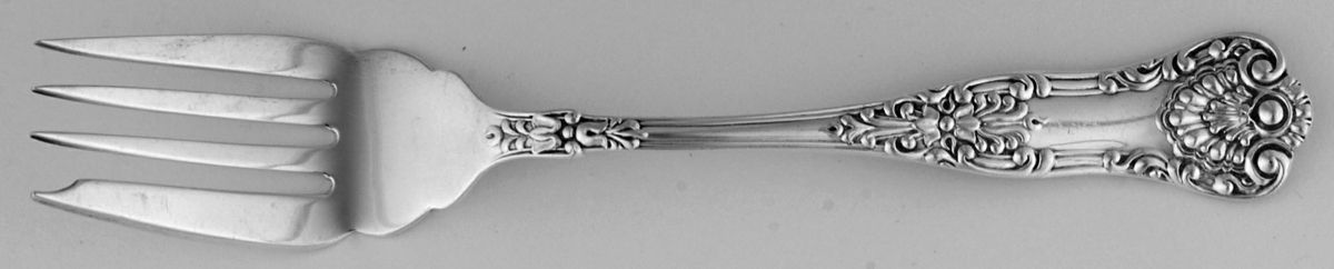 Queens (Sterling) Individual Salad Fork by Birks Silver-1