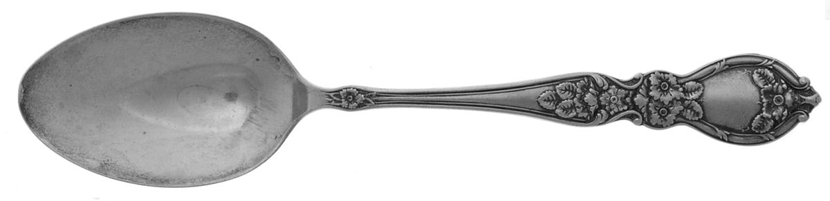 BMS28 (STERLING) Dessert/Oval Soup Spoon by Baker Manchester-1