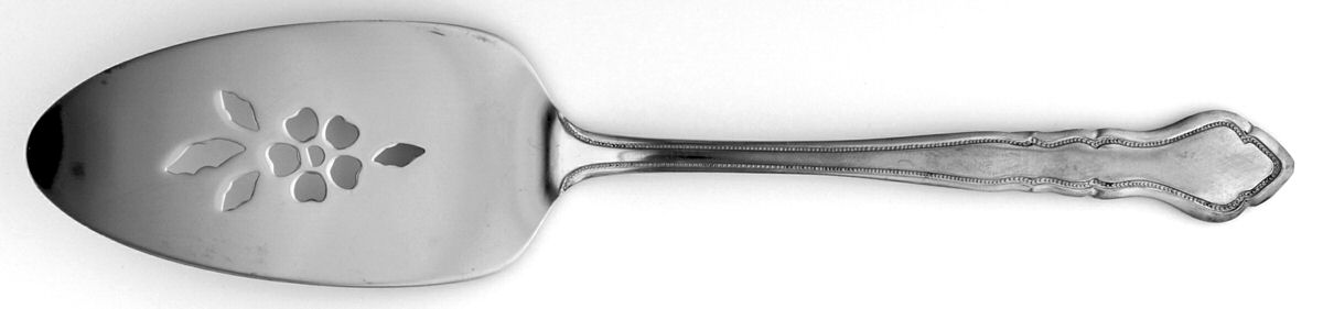 BAG17 (STAINLESS) Pierced All Stainless Pie Server by Barclay Geneve-1
